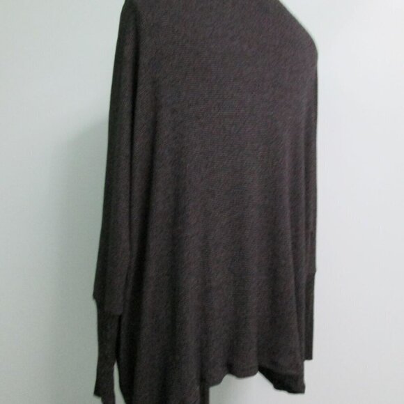 Michael Lauren Women's Soft Jersey Knit Oversized Tee-Black/White-XS/S-NWT - Picture 4 of 14